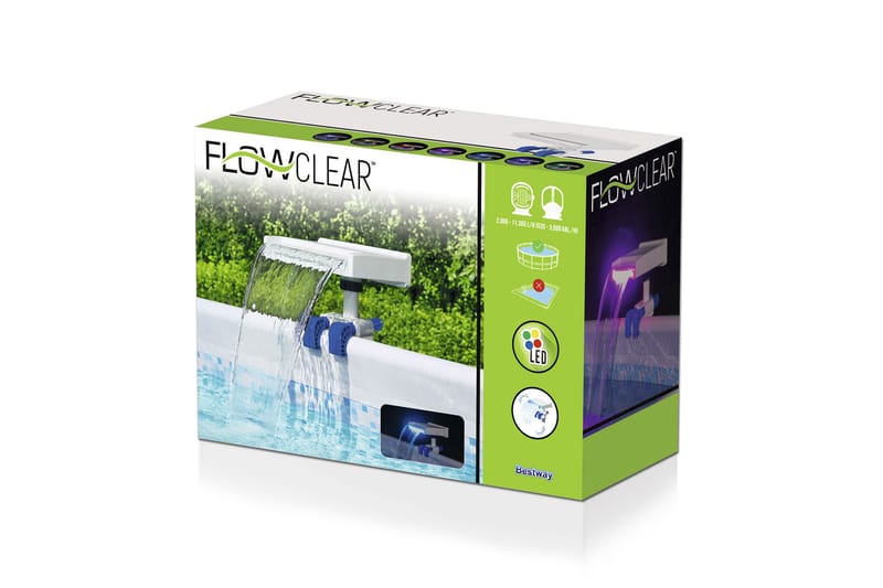LED-lysande vattenfall Bestway Vit - Bestway - Trädgård & spabad - Utomhusbad - Pool & spatillbehör - Övriga pooltillbehör