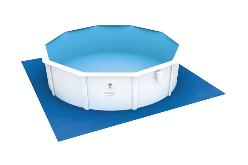 Bestway Markduk för pool Flowclear 488x488 cm - Blå - Poolduk & pool-liner