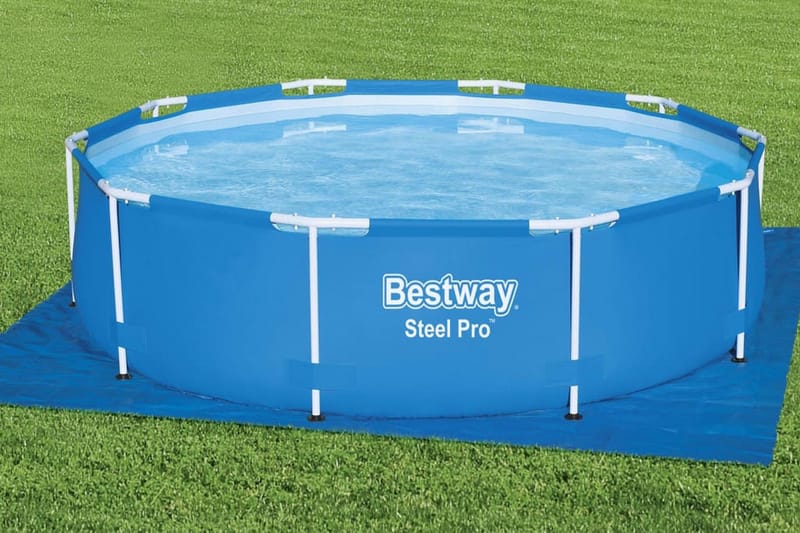 Bestway Markduk för pool Flowclear 335x335 cm - Blå - Trädgård & spabad - Utomhusbad - Pool & spatillbehör - Poolduk & pool-liner