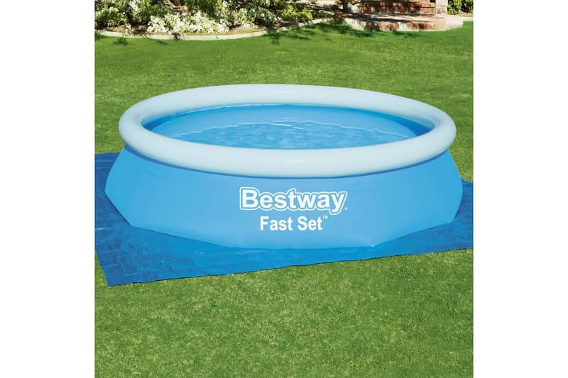Bestway Markduk för pool Flowclear 335x335 cm - Blå - Poolduk & pool-liner