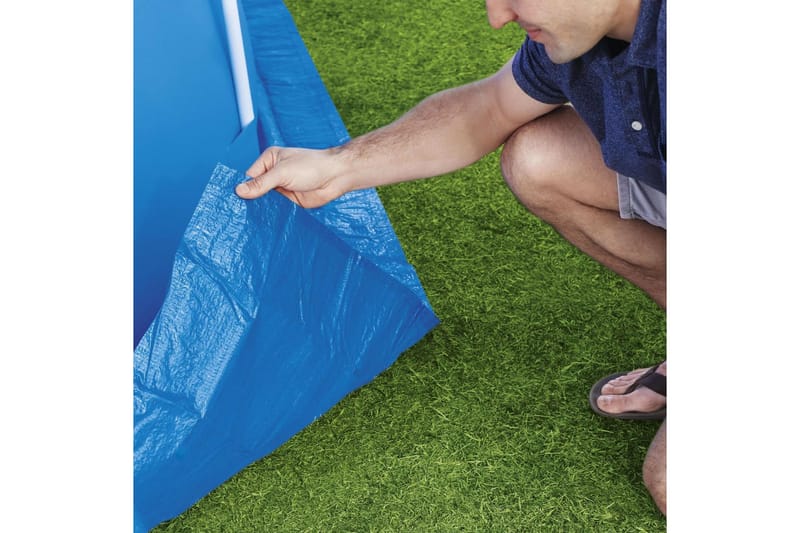 Bestway Markduk för pool Flowclear 335x335 cm - Blå - Trädgård & spabad - Utomhusbad - Pool & spatillbehör - Poolduk & pool-liner