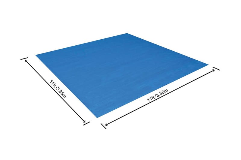 Bestway Markduk för pool Flowclear 335x335 cm - Blå - Trädgård & spabad - Utomhusbad - Pool & spatillbehör - Poolduk & pool-liner