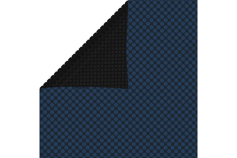 Värmeduk för pool PE 450x220 cm svart och blå - Svart - Trädgård & spabad - Utomhusbad - Pool & spatillbehör - Poolduk & pool-liner