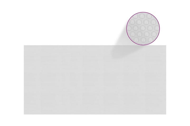 Värmeduk för pool PE 450x220 cm grå - Grå - Trädgård & spabad - Utomhusbad - Pool & spatillbehör - Poolduk & pool-liner