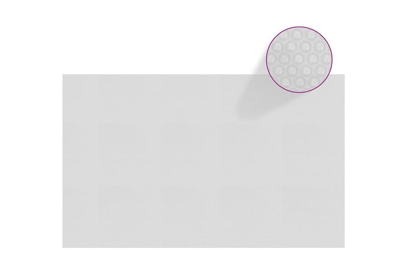 Värmeduk för pool PE 260x160 cm grå - Grå - Trädgård & spabad - Utomhusbad - Pool & spatillbehör - Poolduk & pool-liner