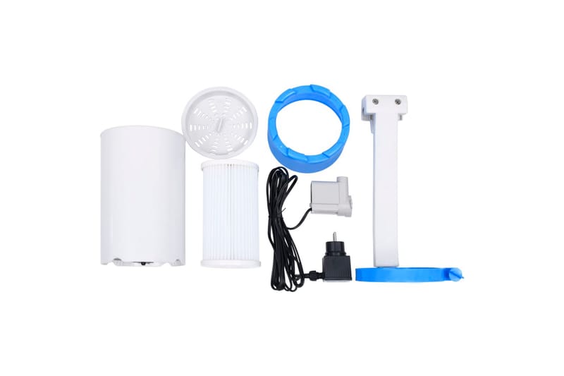 Bräddavlopp till pool med pump och adapter 16 cm plast - Vit - Trädgård & spabad - Utomhusbad - Pool & spatillbehör - Poolhåv