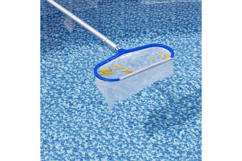 Flowclear AquaRake Deluxe Pool Leaf Skimmer Rund 3 cm Blå - Bestway - Poolhåv