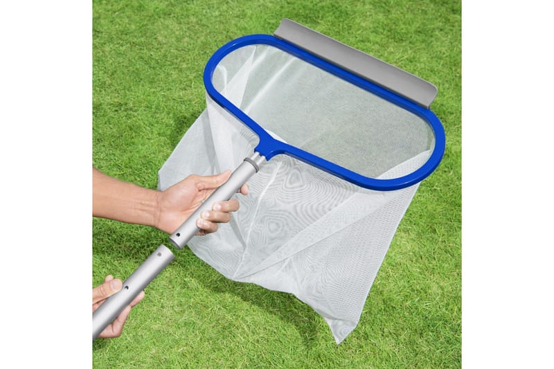 Flowclear AquaRake Deluxe Pool Leaf Skimmer Rund 3 cm Blå - Bestway - Trädgård & spabad - Utomhusbad - Pool & spatillbehör - Poolhåv