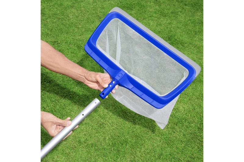 Flowclear AquaRake Pool Leaf Skimmer Rund 3 cm Blå - Bestway - Poolhåv