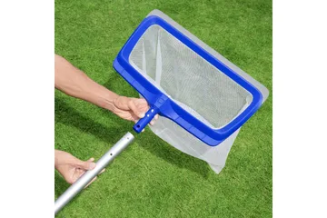 Flowclear AquaRake Pool Leaf Skimmer Rund 3 cm Blå - Bestway - Trädgård & spabad - Utomhusbad - Pool & spatillbehör - Poolhåv