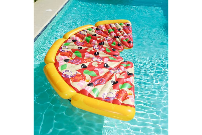 Bestway Badmadrass Pizza Party 188x130 cm - Flerfärgad - Poolleksaker