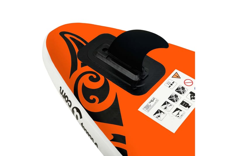SUP-bräda uppblåsbar 305x76x15 cm orange - Orange - SUP & paddleboard