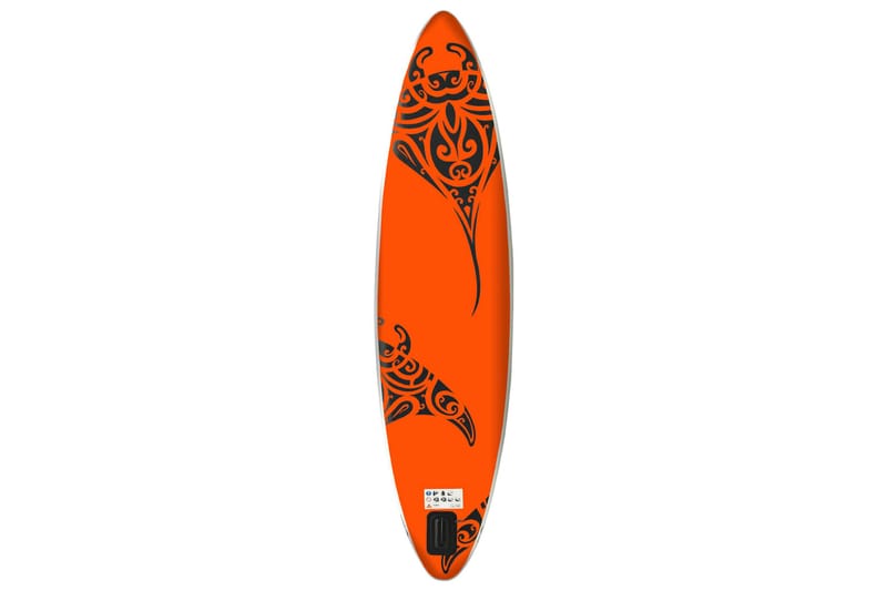 SUP-bräda uppblåsbar 366x76x15 cm orange - Orange - SUP & paddleboard