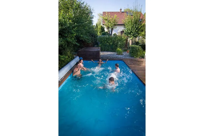 Poolliner Planet Pool Ø 350 x 120 cm (0,3 mm tjock), Sand - Ø 350 x 120 cm (0,3 mm tjock), Sand - Trädgård & spabad - Utomhusbad - Pool & spatillbehör - Poolduk & pool-liner