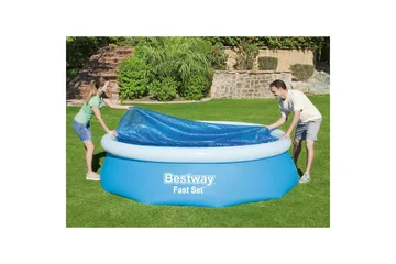 Flowclear solskydd/poolöverdrag till ovanmarkpool - 3,66m Bl - Bestway - Trädgård & spabad - Utomhusbad - Pool & spatillbehör - Övriga pooltillbehör