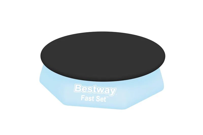 Poolöverdrag Flowclear™ 2,44 m Svart, Bestway