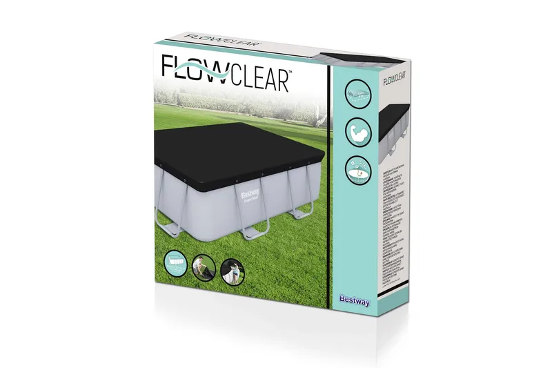 Poolöverdrag Flowclear™ 2,82x1,96 m Svart - Bestway - Trädgård & spabad - Utomhusbad - Pool & spatillbehör - Övriga pooltillbehör