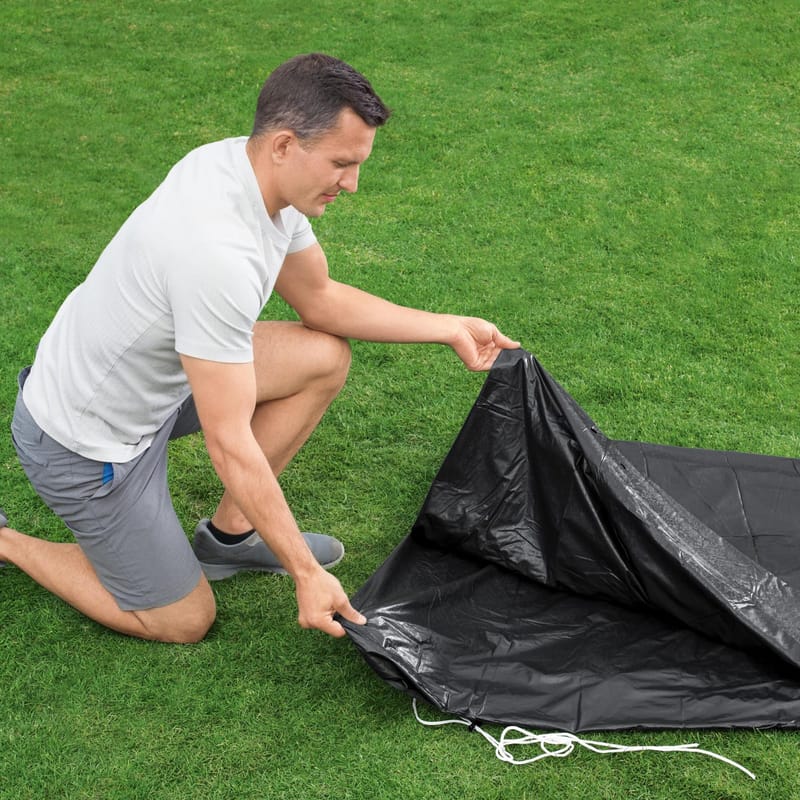 Poolöverdrag Flowclear™ 3,96m Svart - Bestway - Trädgård & spabad - Utomhusbad - Pool & spatillbehör - Poolskydd - Poolöverdrag & pooltäcke