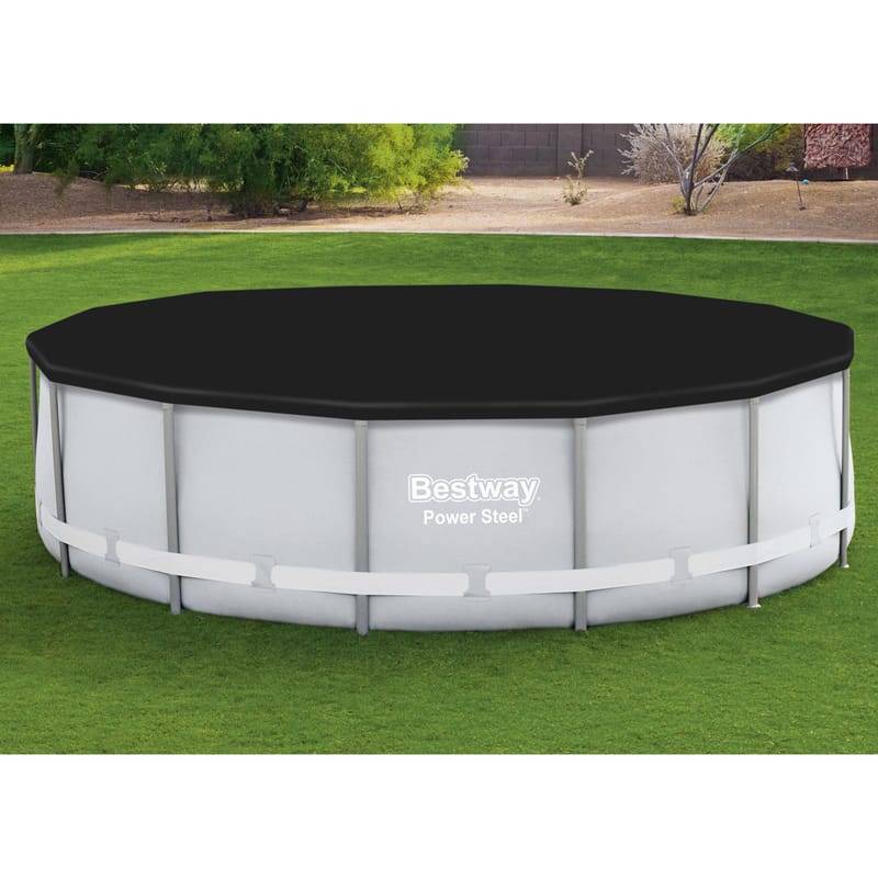 Poolöverdrag Flowclear™ 3,96m Svart - Bestway - Trädgård & spabad - Utomhusbad - Pool & spatillbehör - Poolskydd - Poolöverdrag & pooltäcke