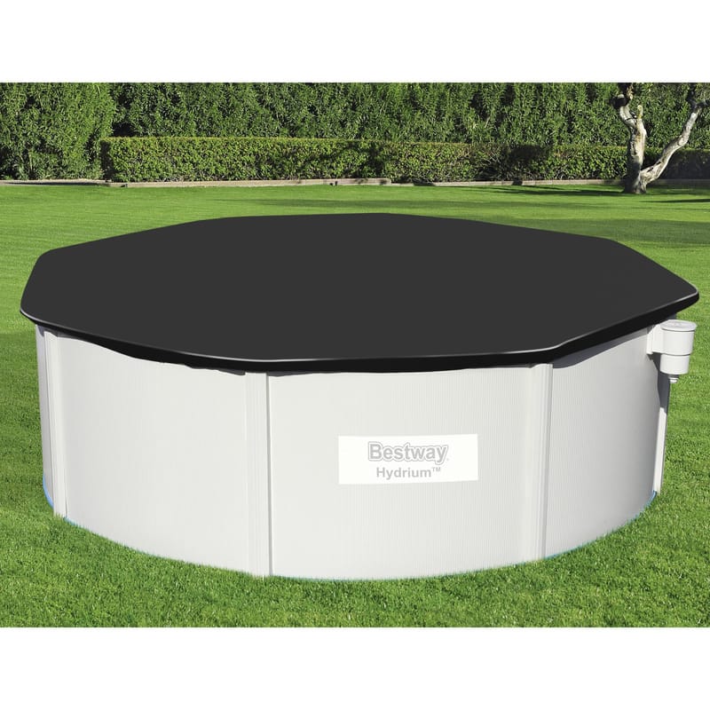 Poolöverdrag Flowclear™ 3,96m Svart - Bestway - Trädgård & spabad - Utomhusbad - Pool & spatillbehör - Poolskydd - Poolöverdrag & pooltäcke