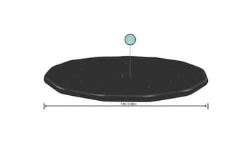 Poolöverdrag Flowclear™ 3,96m Svart - Bestway - Trädgård & spabad - Utomhusbad - Pool & spatillbehör - Poolskydd - Poolöverdrag & pooltäcke