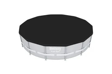 Poolöverdrag Flowclear™ 3,96m Svart - Bestway - Trädgård & spabad - Utomhusbad - Pool & spatillbehör - Poolskydd - Poolöverdrag & pooltäcke