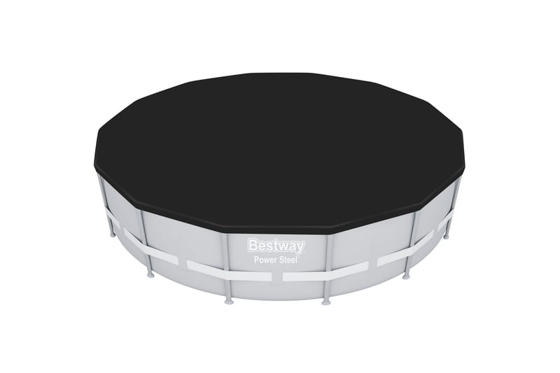 Poolöverdrag Flowclear™ 3,96m Svart, Bestway