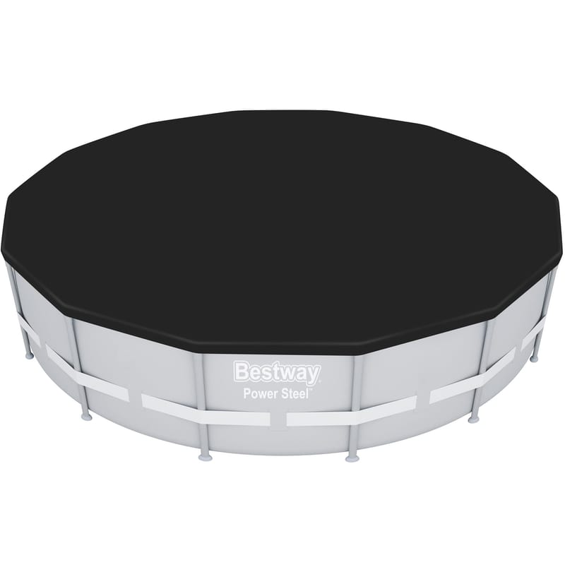 Poolöverdrag Flowclear™ 3,96m Svart - Bestway - Trädgård & spabad - Utomhusbad - Pool & spatillbehör - Poolskydd - Poolöverdrag & pooltäcke