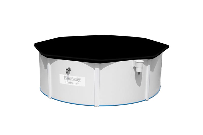 Poolöverdrag Flowclear™ 3,96m Svart - Bestway - Trädgård & spabad - Utomhusbad - Pool & spatillbehör - Poolskydd - Poolöverdrag & pooltäcke