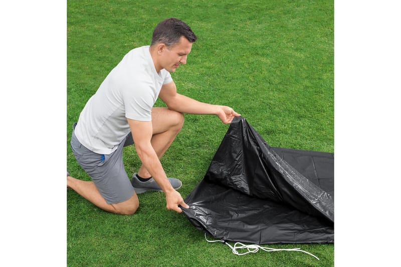 Poolöverdrag Flowclear™ 3,96m Svart - Bestway - Trädgård & spabad - Utomhusbad - Pool & spatillbehör - Poolskydd - Poolöverdrag & pooltäcke