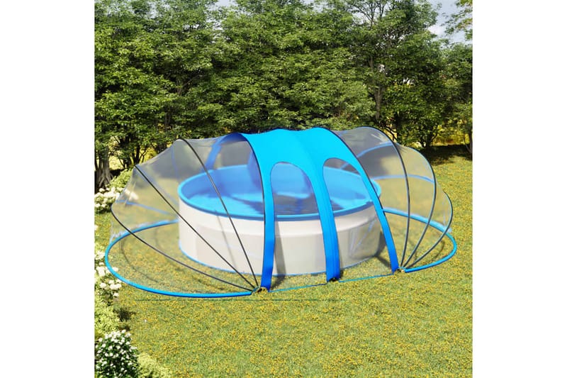 Poolkupol oval 620x410x205 cm - Trädgård & spabad - Utomhusbad - Pool & spatillbehör - Poolskydd - Pooltak