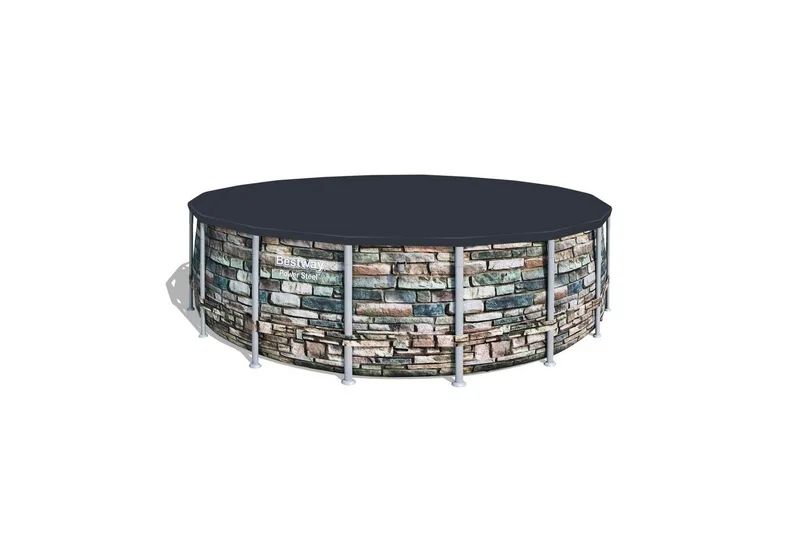 Poolskydd Planet Pool Fast Set Ø 5,5 m - Ø 5,5 m - Trädgård & spabad - Utomhusbad - Pool & spatillbehör - Poolskydd - Poolöverdrag & pooltäcke