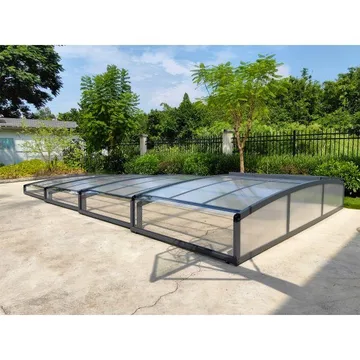 Pooltak 3x6m | Utan skenor | UV-skydd | Justerbar dörr - Trädgård & spabad - Utomhusbad - Pool & spatillbehör - Poolskydd - Pooltak