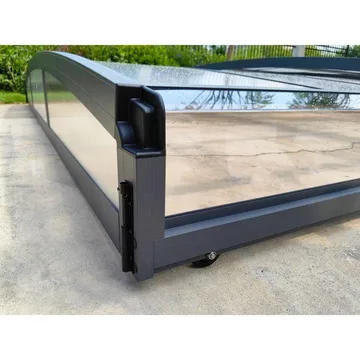 Pooltak 3x6m | Utan skenor | UV-skydd | Justerbar dörr - Trädgård & spabad - Utomhusbad - Pool & spatillbehör - Poolskydd - Pooltak