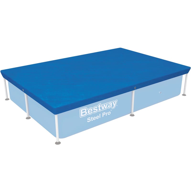 Rektangulärt poolöverdrag Flowclear™ 2,21 x 1,5m Blå - Bestway - Trädgård & spabad - Utomhusbad - Pool & spatillbehör - Övriga pooltillbehör