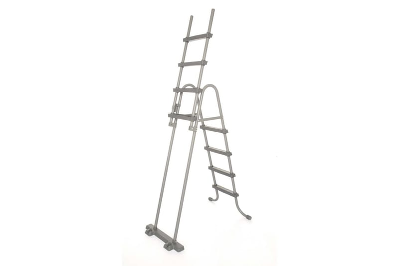 Bestway Poolstege Flowclear 4 steg 122 cm 58331 - Grå - Trädgård & spabad - Utomhusbad - Pool & spatillbehör - Poolstege