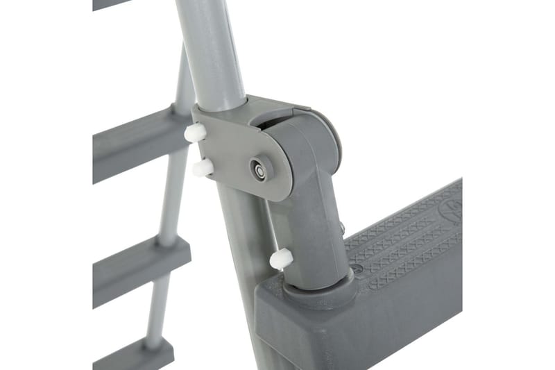 Bestway Poolstege Flowclear 4 steg 122 cm - Grå - Trädgård & spabad - Utomhusbad - Pool & spatillbehör - Poolstege