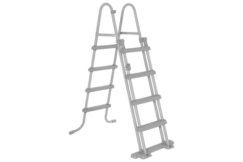 Bestway Poolstege Flowclear 4 steg 122 cm - Grå - Trädgård & spabad - Utomhusbad - Pool & spatillbehör - Poolstege