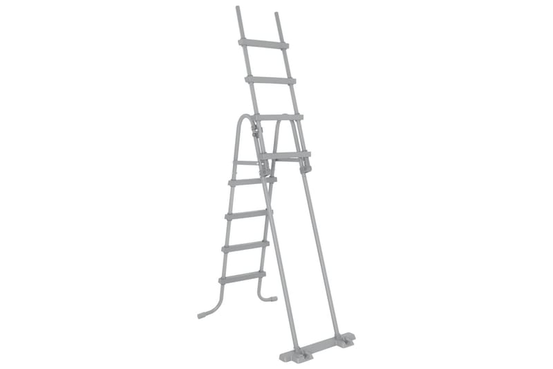 Bestway Poolstege Flowclear 4 steg 122 cm - Grå - Trädgård & spabad - Utomhusbad - Pool & spatillbehör - Poolstege