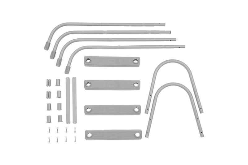 Bestway Poolstege Flowclear 2 steg 84 cm - Grå - Trädgård & spabad - Utomhusbad - Pool & spatillbehör - Poolstege
