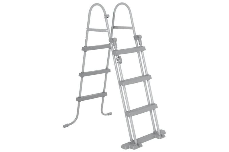 Bestway Poolstege Flowclear 4 steg 107 cm - Grå - Trädgård & spabad - Utomhusbad - Pool & spatillbehör - Poolstege