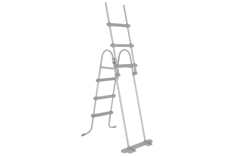 Bestway Poolstege Flowclear 4 steg 107 cm - Grå - Trädgård & spabad - Utomhusbad - Pool & spatillbehör - Poolstege