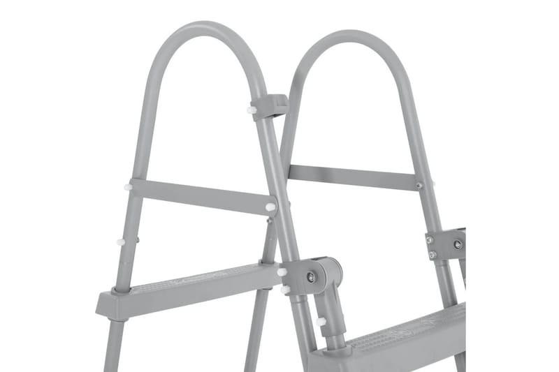 Bestway Poolstege Flowclear 4 steg 107 cm - Grå - Trädgård & spabad - Utomhusbad - Pool & spatillbehör - Poolstege