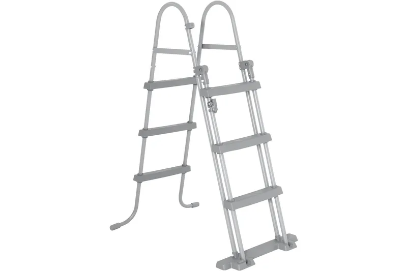 Flowclear säkerhetsstege för pool 1,07m Grå, Bestway