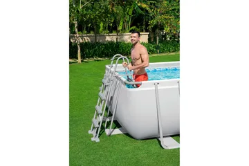 Planet Pool Säkerhetsstege Ovanmarkspool - 122 cm - Trädgård & spabad - Utomhusbad - Pool & spatillbehör - Poolstege