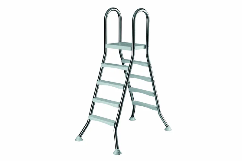 Planet Pool Rostfri Stege Ovanmarkspool, 2 x 4 steg