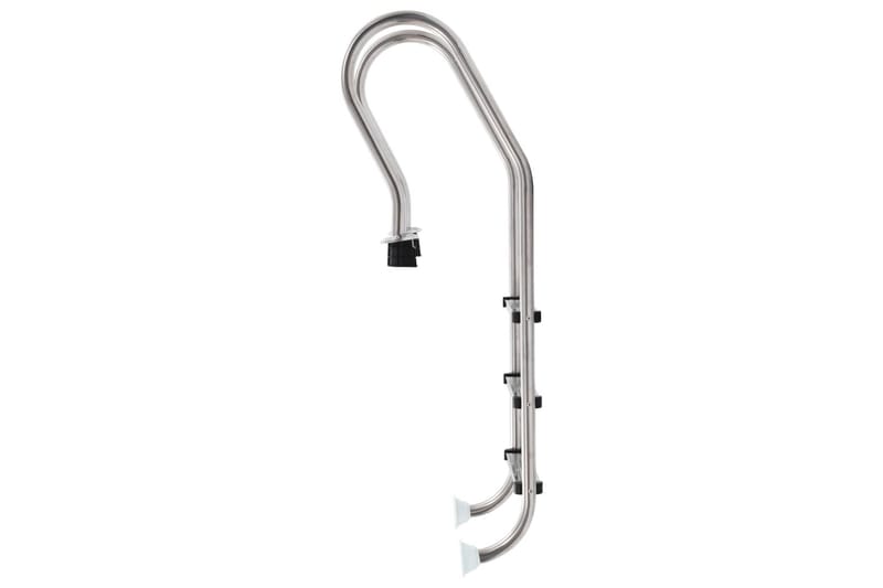 Poolstege 3 steg rostfritt stål 304 120 cm - Silver - Trädgård & spabad - Utomhusbad - Pool & spatillbehör - Poolstege