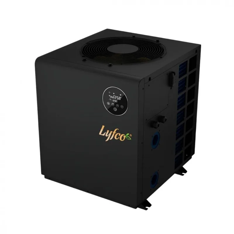 Poolvärmepump 17 kW Vertikal Inverter | WiFi, Panasonic-kompressor, Låg ljudnivå | Lyfco, undefined