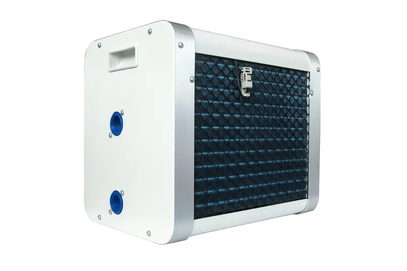 Poolvärmepump 4kW till ovanmarkspool | Splash - Vit/Silver - Trädgård & spabad - Utomhusbad - Pool & spatillbehör - Poolvärme - Poolvärmare