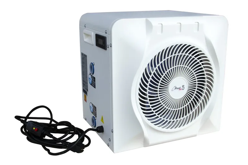 Poolvärmepump 5kW till ovanmarkspool | Splash - Vit - Vit - Trädgård & spabad - Utomhusbad - Pool & spatillbehör - Poolvärme - Poolvärmare